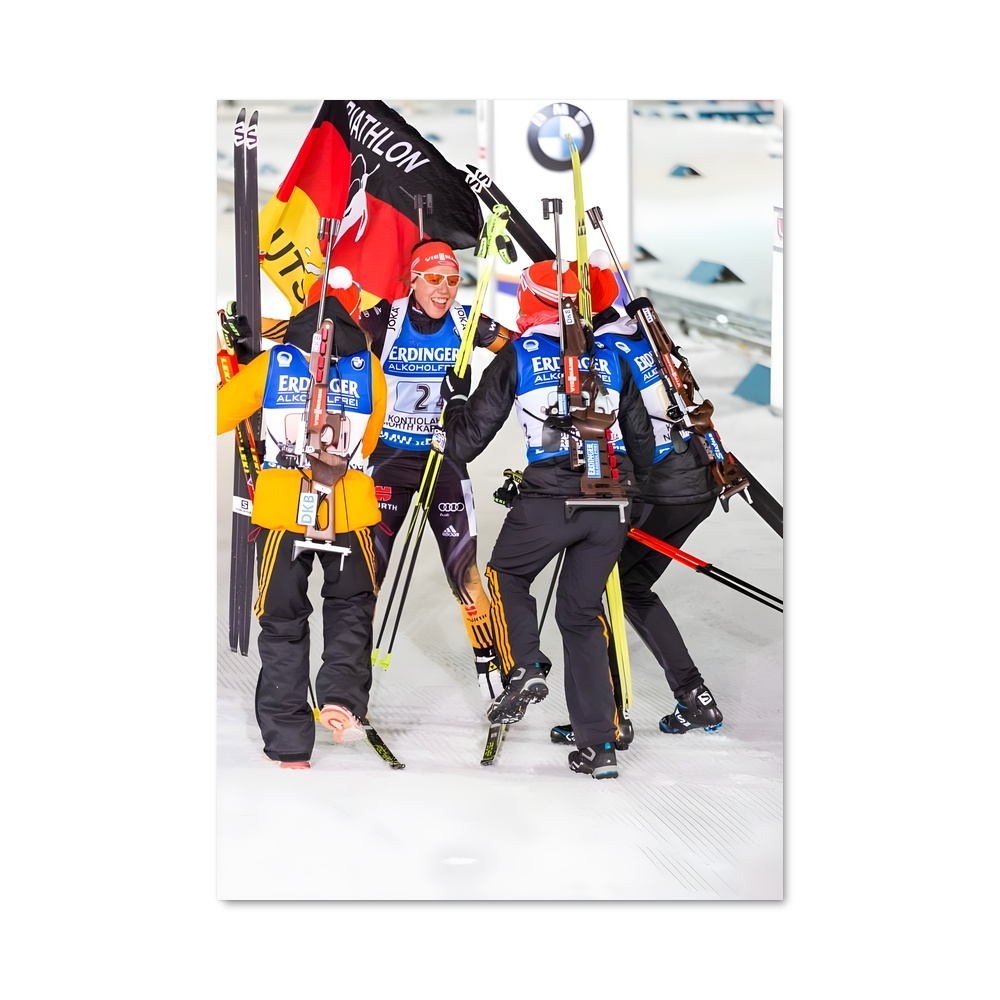 Poster Skiers en Action